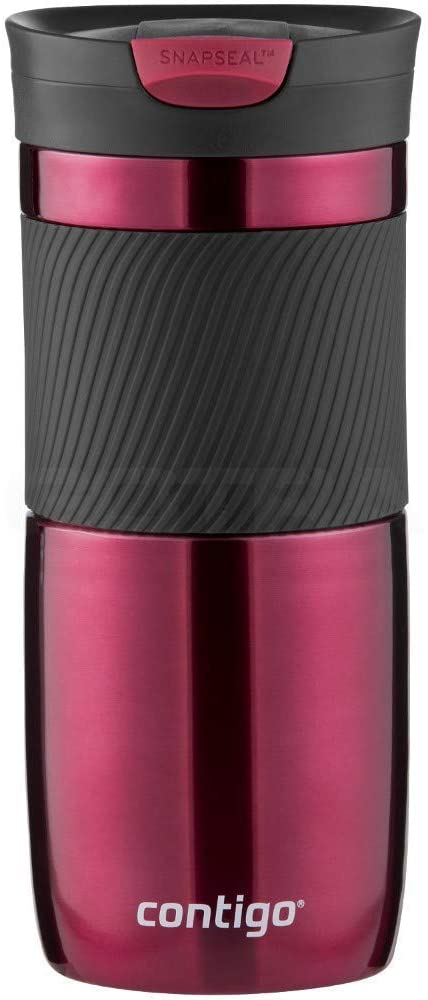 Contigo Byron Snapseal Travel Mug, Stainless Steel Thermal Mug, Vacuum Flask, Leakproof Tumbler, Coffee Mug with BPA Free Easy-Clean Lid