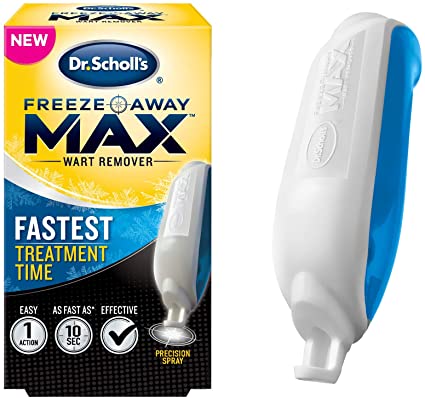 Dr. Scholl's Freeze Away MAX Wart Remover 10 Applications, Safe to use on Children 4 , Our Fastest Treatment Time