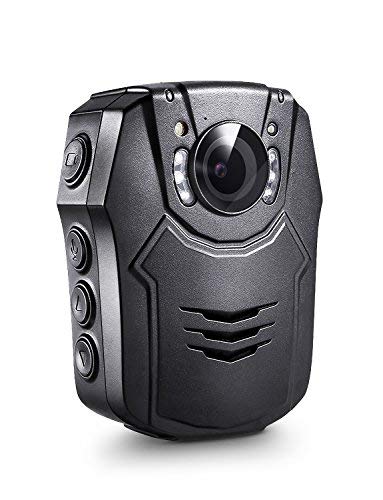 BOBLOV Body Mounted Camera 1296P Body Worn Camcorder Lightweight Night Vision Cam 150 Degree Angle Playback 7 Hours Recording