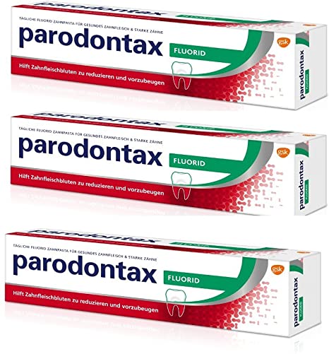 parodontax Fluoride Toothpaste 75ml, Pack of 3 (3X 75ml)