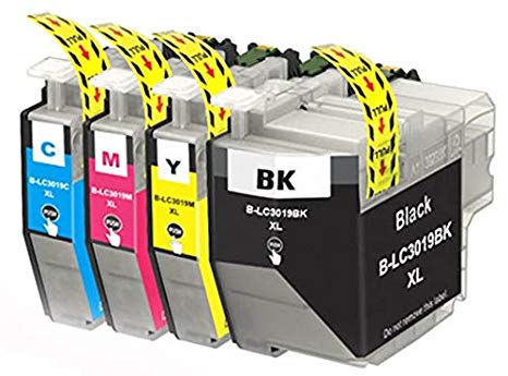 HI-VISION Compatible LC3019 High Yield XXL ink Cartridge for Brother MFC-J5330DW, MFC-J6530DW, MFC-J6535DW, MFC-J6930DW (4-Pack)