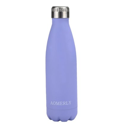 AOMERLY Double Walled Vacuum Stainless Steel Spors Bottles Insulated Water Bottle