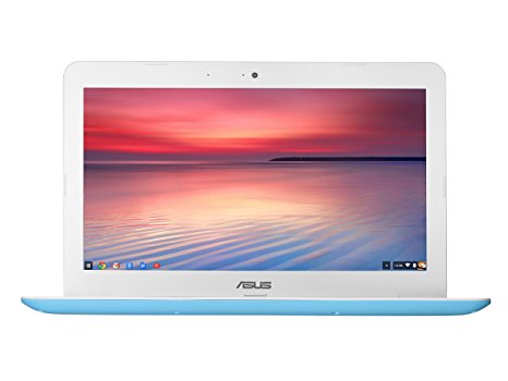 ASUS Chromebook C300SA 13.3 Inch (Intel Celeron, 4GB, 32GB eMMC, Light Blue)