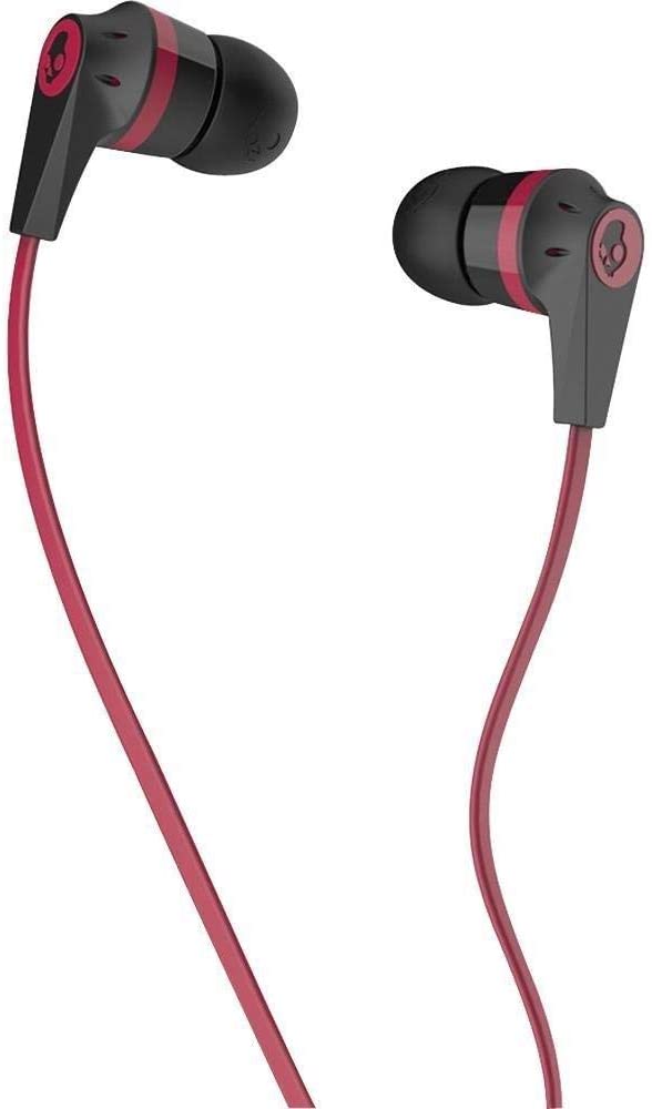 Skullcandy S2IKDZ-010 Ink'd 2.0 Earphones, Red