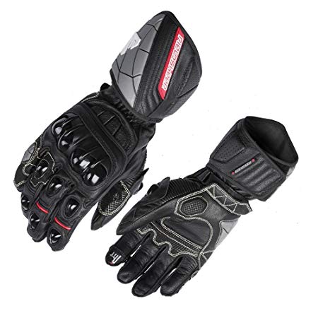 Fieldsheer Unisex-Adult Race-Pro Gloves Black/Red Small