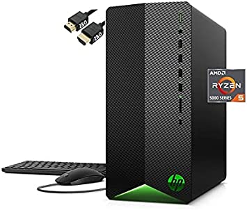 HP 2022 Newest Pavilion Gaming Desktop Computer, 10th Generation Intel Core i5-10400F Processor, NVIDIA GeForce GTX 1650 Graphics, Win 11 Home   HDMI Cable (16GB RAM | 256GB SSD)