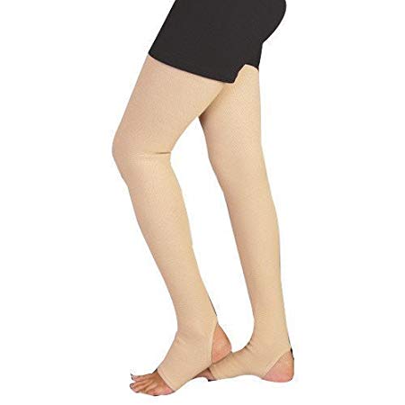 Orthowala ™ - Premium quality ONE PAIR varicose vein Stocking Circulation Compression Socks Varicose - Medium-Size-at Knee-33 CM