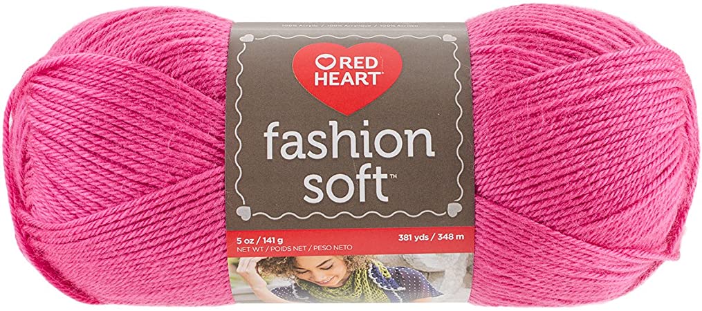 Coats Yarn E845.4702 Fashion Soft, Bright Pink