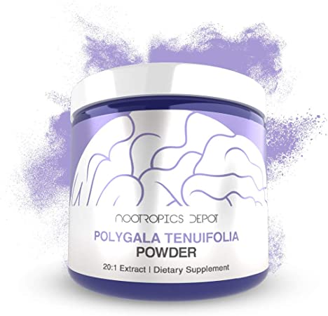 Polygala tenuifolia Powder | 30 Grams | 20:1 Extract | Yuan Zhi | Promotes Cognitive Function, Learning and Memory | Supports Healthy Stress Levels | Adaptogen Supplement