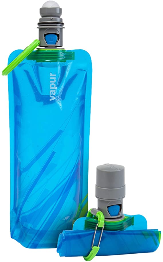 Vapur | Portable & Foldable Dog Water Bottle | Ez Lick | Collapsible Leak Proof Pet Water Dispenser for Walking, Camping, Hiking, & Travel!