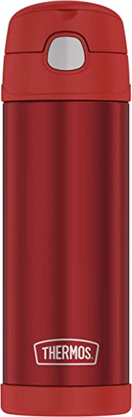 Thermos Funtainer 16 Ounce Bottle with spout, Hot Pepper Red (F40420PE6)