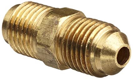 Anderson Metals 54042-04 Brass Tube Fitting, Union, 1/4" x 1/4" Flare