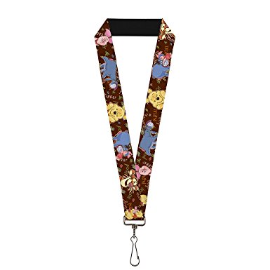 Buckle Down Lanyard - 1.0 - Winnie The Pooh Character Poses Accessory