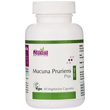 Zenith Nutritions Mucuna Pruriens Plus - 200 Mg, 60 Capsules