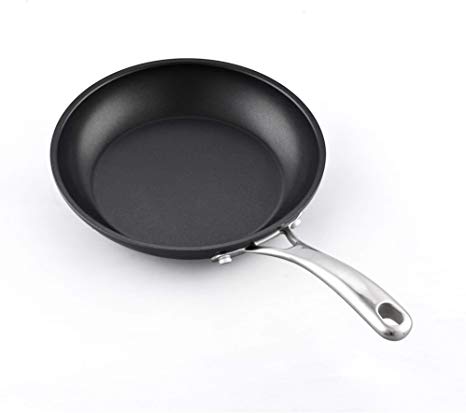 Cooks Standard 02569 8-Inch/20cm Nonstick Hard, Black Anodized Fry Saute Omelet Pan, 8-inch, (Renewed)