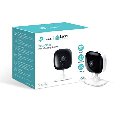 Kasa Smart by TP-Link – Spot Indoor WiFi Security Camera, 24/7 Live View, Works with Alexa & Google (KC100)