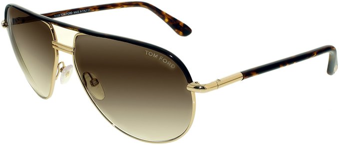 Tom Ford Cole Sunglasses in Gold Dark Havana