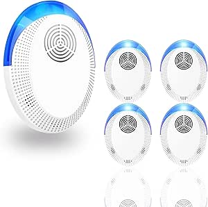 Ultrasonic Pest Repeller 4pack, Electronic Mouse Repellent Plug in Pest Control - Ideal for Mouse, Rat, Spider, Rodent, Fly, Mosquitoes, Ants