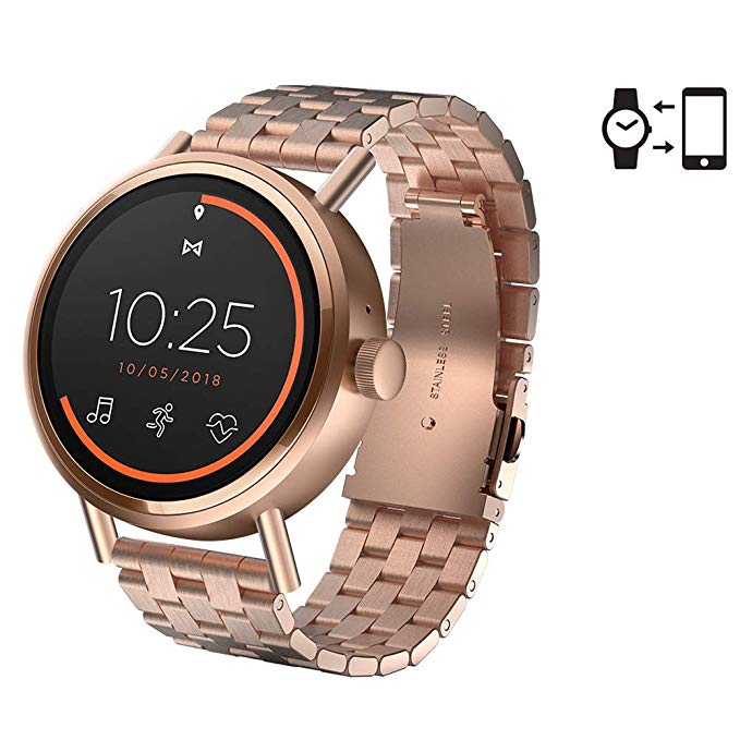 Misfit Vapor 2 Stainless Steel Touchscreen Smartwatch Color: Rose Gold-Tone (MIS7103)