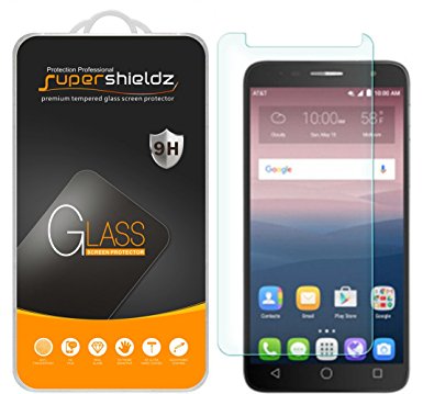 [2-Pack] Alcatel Onetouch Allura Tempered Glass Screen Protector, Supershieldz Anti-Scratch, Anti-Fingerprint, Bubble Free, Lifetime Replacement Warranty