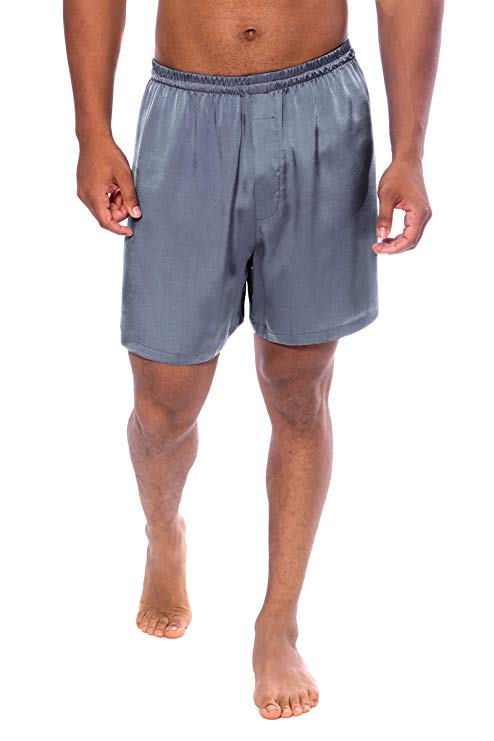 TexereSilk Men's 100% Silk Boxers Underwear (Country Club) Luxury Under Wear