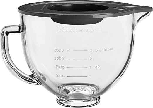 KitchenAid 5KSM5GB Stand Mixer Optional Accessory, Refreshed Glass, Trasparent