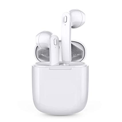 True Wireless Bluetooth Headphones 5.0,in-Ear Wireless Earbuds 30H Cycle Playtime Headphones,Hi-Fi Stereo IPX5 Sweatproof Earphones Sport Headsets Buit-in Mic for Apple Airpods Android iPhone Samsung