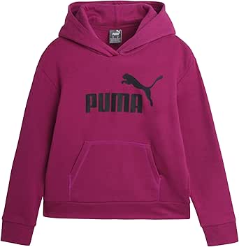 PUMA Girls' Sweatshirt - Performance Fleece Pullover Graphic Hoodie for Girls (7-16)