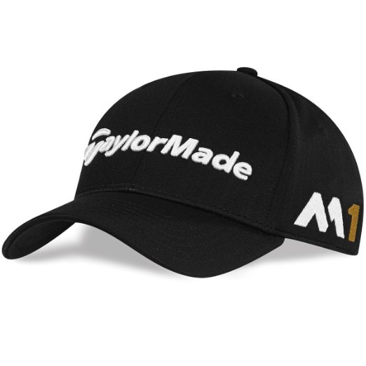 2016 TaylorMade Tour Radar M1 Adjustable Mens Structured Golf Cap Black