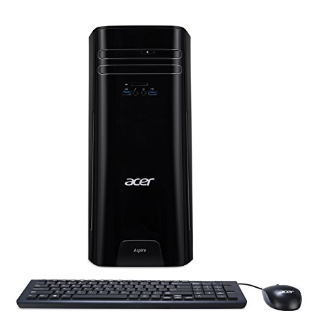Acer Aspire Desktop, AMD A10-7800, 12GB DDR3, 2TB HDD, Windows 10 Home, ATC-280-UR11