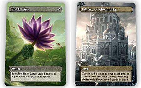 Universal Complete Power 9 Set - Full Art Borderless