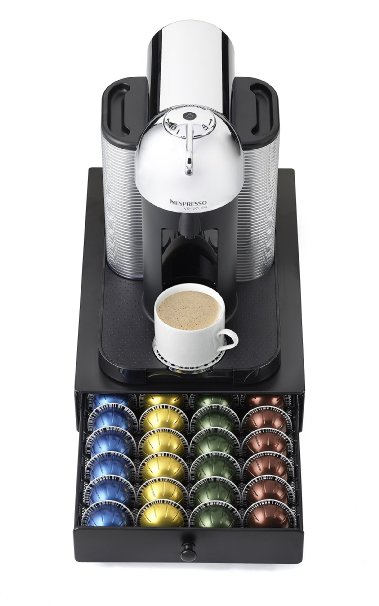 NIFTY 6145 Nespresso Vertuoline Capsule Drawer for Coffee Machines, Black