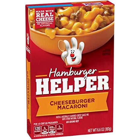 Betty Crocker Hamburger Helper Cheeseburger Macaroni (Pack of 24)