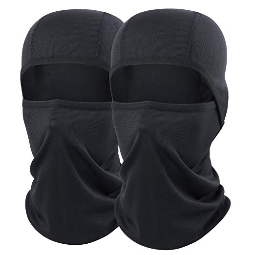 AXBXCX 2 Pack or 1 Pack Balaclava - Breathable Face Mask Windproof Dust Sun UV Protection