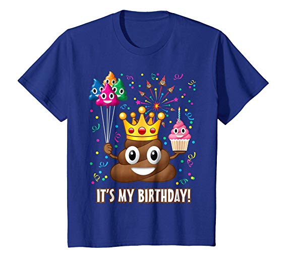 It's My Birthday Poop Emoji T-Shirt