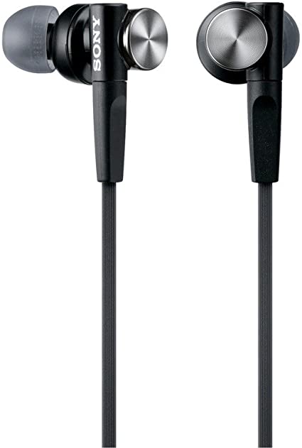 Sony in-Ear Dynamic Headphones MDR-XB50-B (Black) International Version