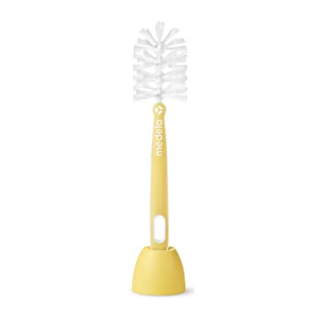 Medela Quick Clean Bottle Cleaning Brush, Adapts to Baby Bottles of All Sizes, Multifunctional Tip for Cleaning Nipples and Small Parts