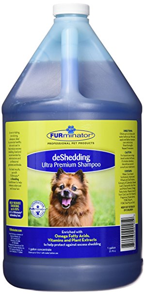 FURminator deShedding Ultra Premium Dog Shampoo, 1-Gallon