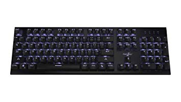Redgear L-Claw Mechanical Keyboard with White led, Double Injected Keys, Windows-Key Lock and Kailh Blue Switch