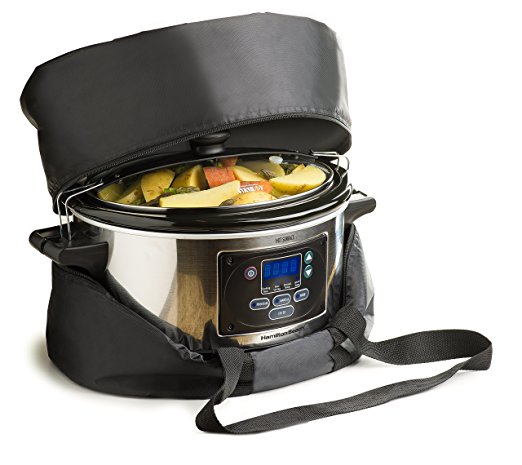 Bellemain Thermal Slow Cooker Carrying Bag (M)For the Hamilton Beach Set 'n Forget Slow Cooker, 6-Quart Model 33969A