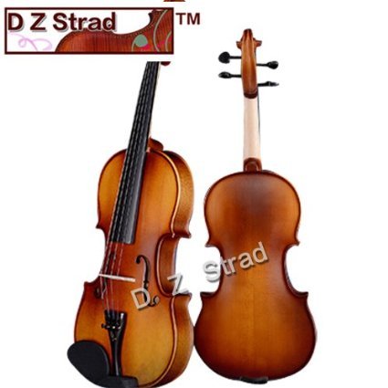 D Z Strad Violin Model 100 with Solid Wood 3/4 with Case, Bow, and Rosin (3/4-Size)