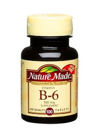 Nature Made Vitamin B-6 -- 100 mg - 100 Tablets