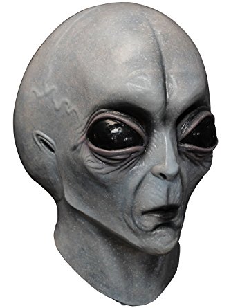 Ghoulish Productions Area 51 Alien Adult Mask