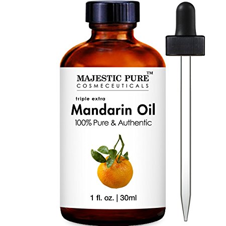 Majestic Pure Mandarin Orange Essential Oil, 100% Pure and Natural Therapeutic Grade, 1 Fluid Ounce