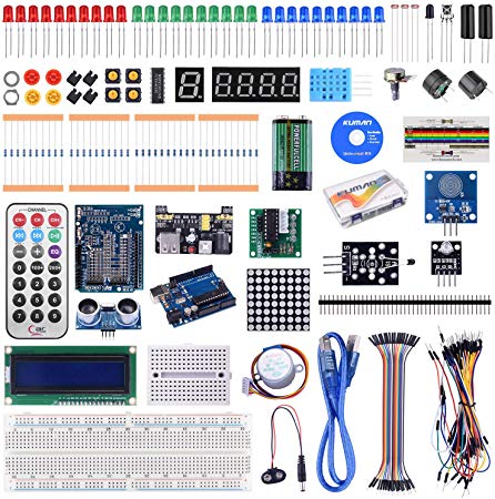 Kuman Compatible with Arduino Project Complete Starter Kit with Detailed Tutorial and Reliable Components for R3 Mega 2560 Robot Nano breadboard Kits K4-NEW