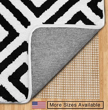 Gorilla Grip Non-Slip Area Rug Pad for Hard FloorsMade in the USAExtra Cushion2x8