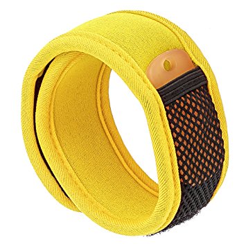 Bramble Premium Mosquito Insect and pest Repellent Bracelet with 2 Refills, Wrist or Ankle band. Free of Deet Spray - Orange