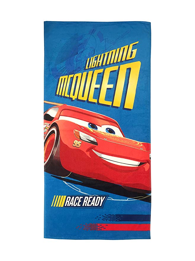 Disney/Pixar Cars 3 Movie Stacking Cotton Pool/Beach/Bath Towel