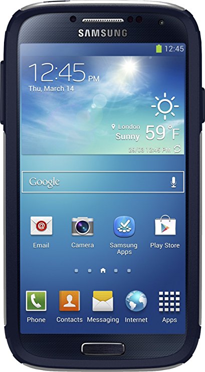 OtterBox Commuter Series Case for Samsung Galaxy S4 - Frustration-Free Packaging - Marine (Gunmetal Grey/Admiral Blue)