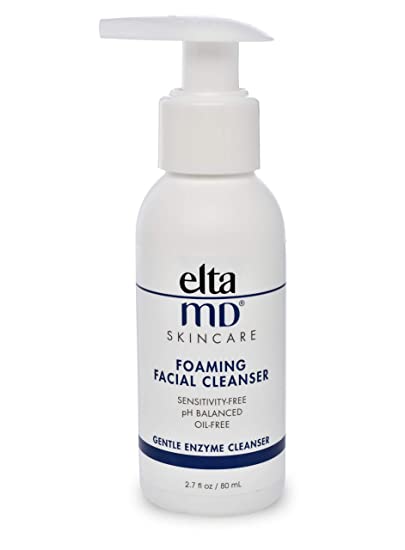 EltaMD Foaming Facial Cleanser, Gentle, Oil-free, Sensitivity-free, Dermatologist-Recommended Enzyme & Amino Acid Face Wash & Makeup Remover